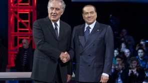 Silvio Berlusconi ospite a Servizio Pubblico Santoro