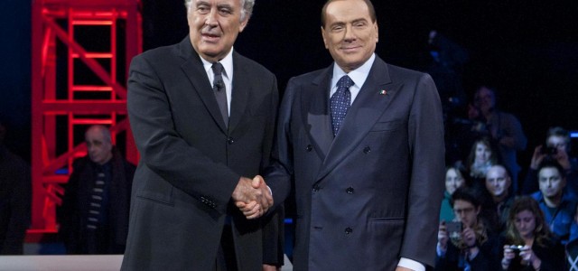 Silvio Berlusconi ospite a Servizio Pubblico Santoro