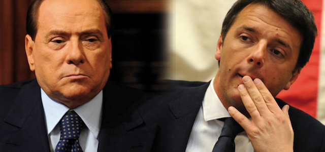 berlusconi e renzi